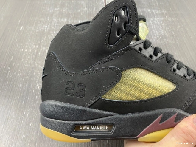 Air A FD1330-001 x 5 Jordan Ma Maniere Black 0902